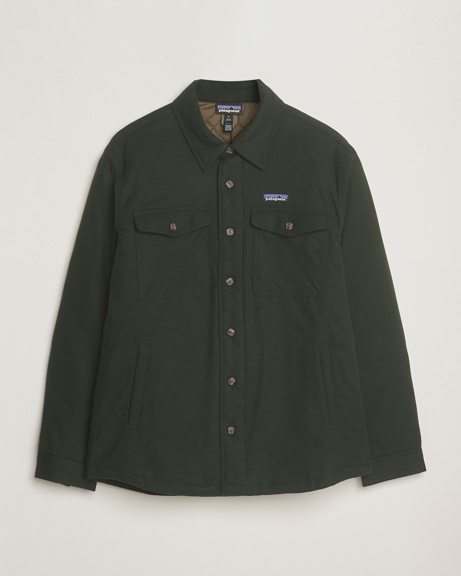 Uomini | Camicie | Patagonia | Lightweigt Insulated Fjord Flannel Shirt Green
