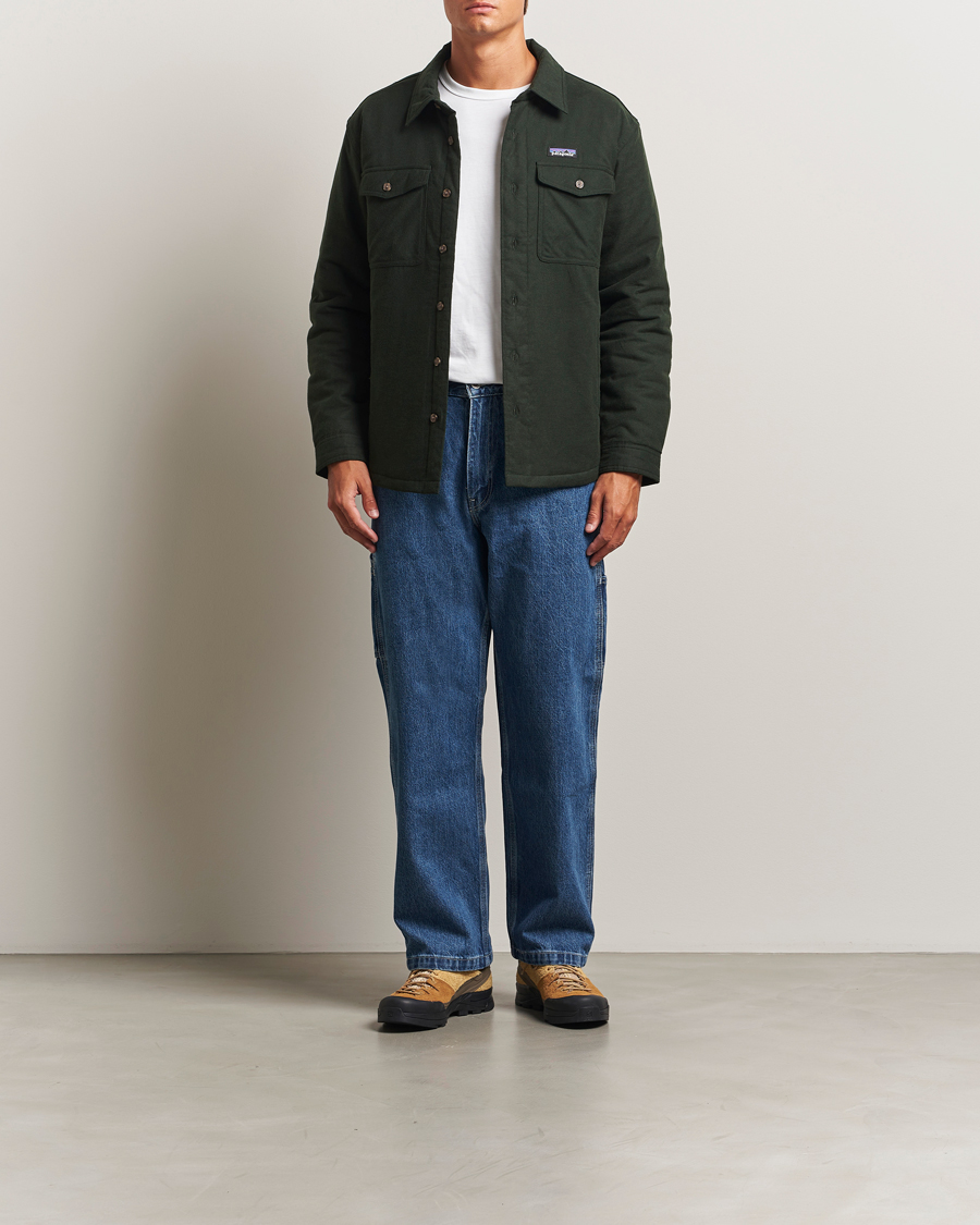 Uomini | Camicie | Patagonia | Lightweigt Insulated Fjord Flannel Shirt Green