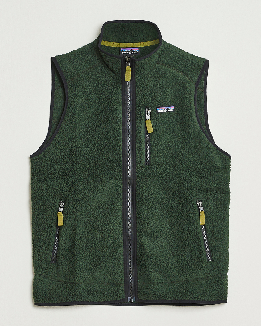 Uomini | Maglieria | Patagonia | Retro Pile Vest Old Growth Green