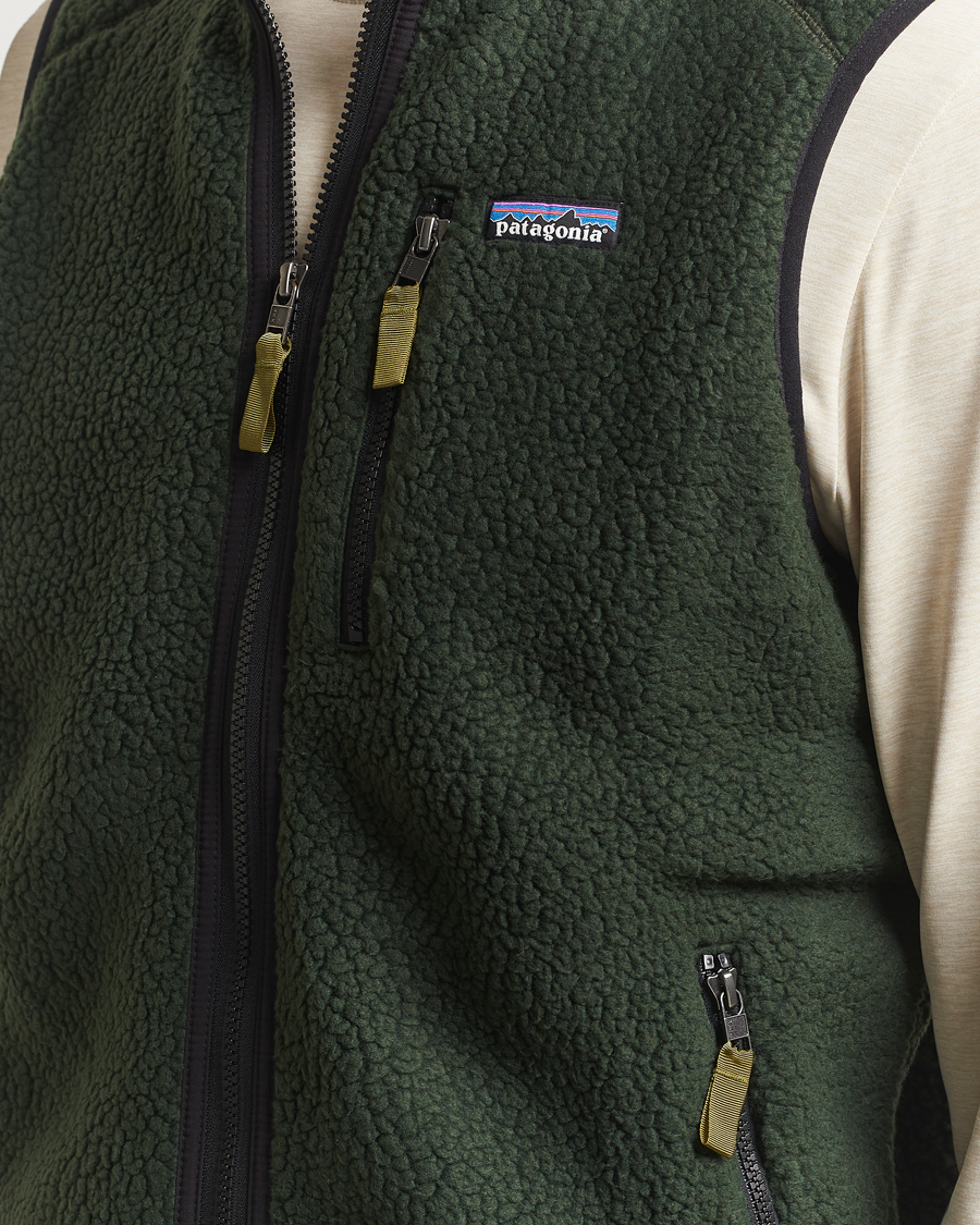 Uomini | Maglieria | Patagonia | Retro Pile Vest Old Growth Green