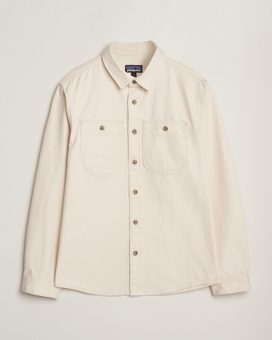 Uomini | Camicie | Patagonia | Point Reyes Canvas Shirt Undyed Natural