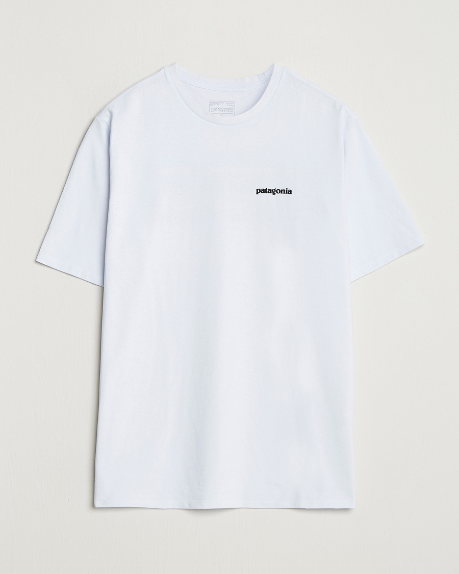 Uomini | T-shirt | Patagonia | P-6 Logo T-Shirt White