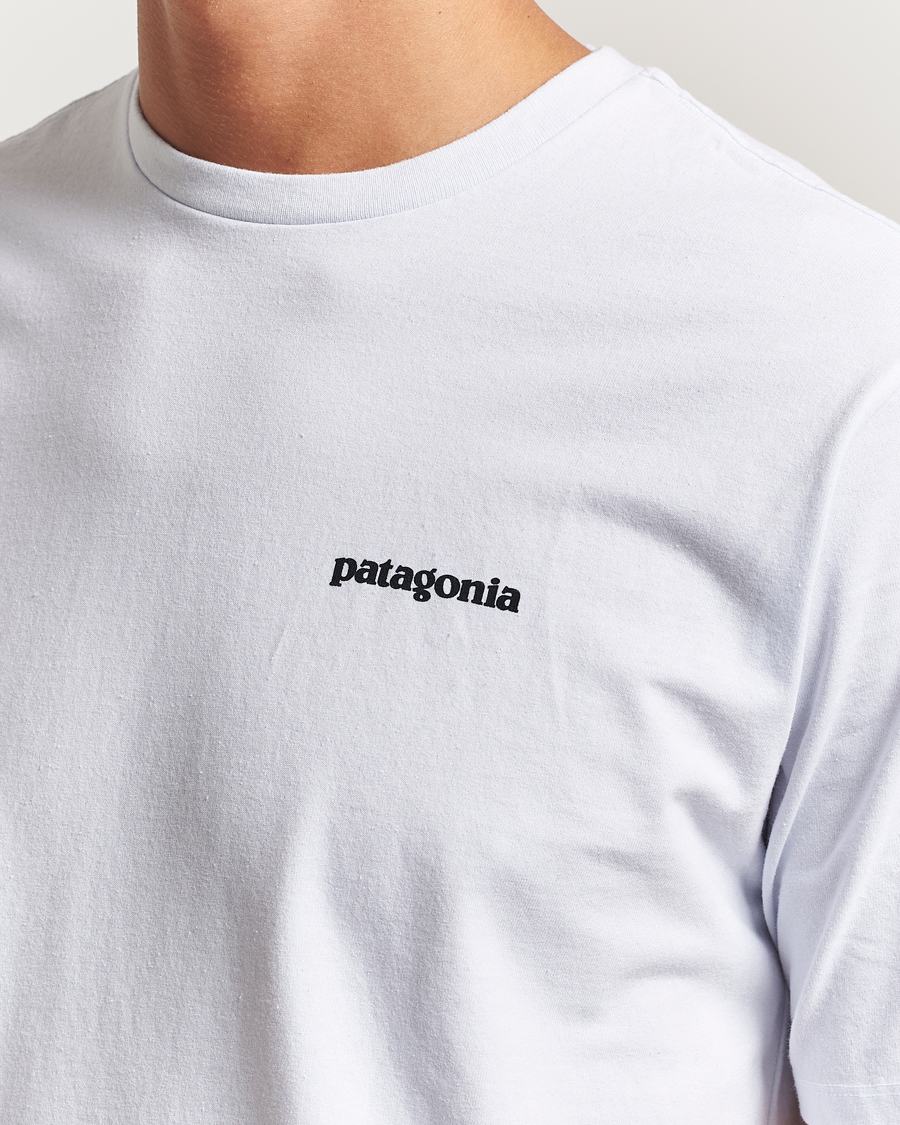 Uomini | T-shirt | Patagonia | P-6 Logo T-Shirt White