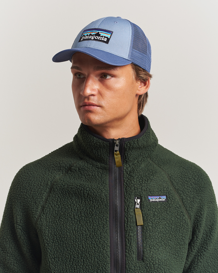 Uomini | Patagonia P-6 Logo LoPro Trucker Hat Barnacle Blue | Patagonia | P-6 Logo LoPro Trucker Hat Barnacle Blue