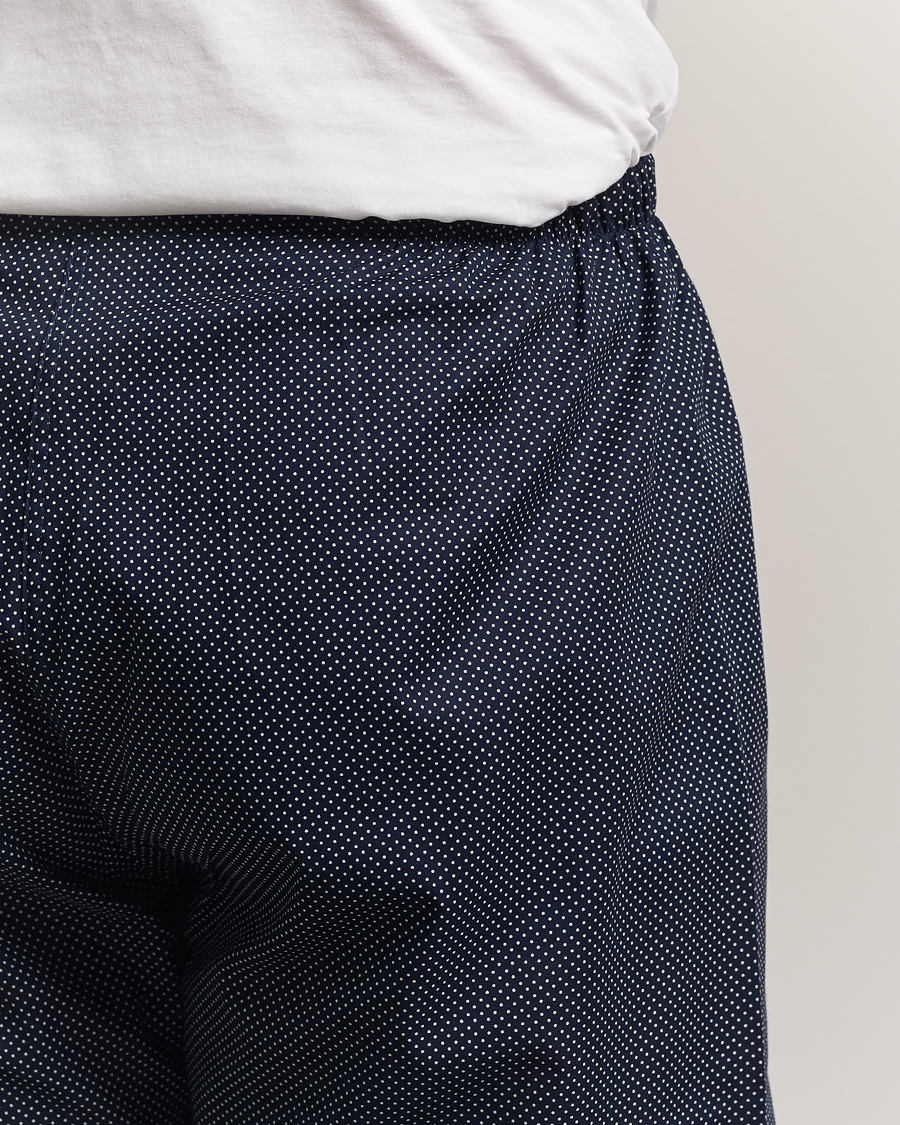 Uomini | Accappatoi & Pigiami | Derek Rose | Printed Cotton Pyjama Set Navy