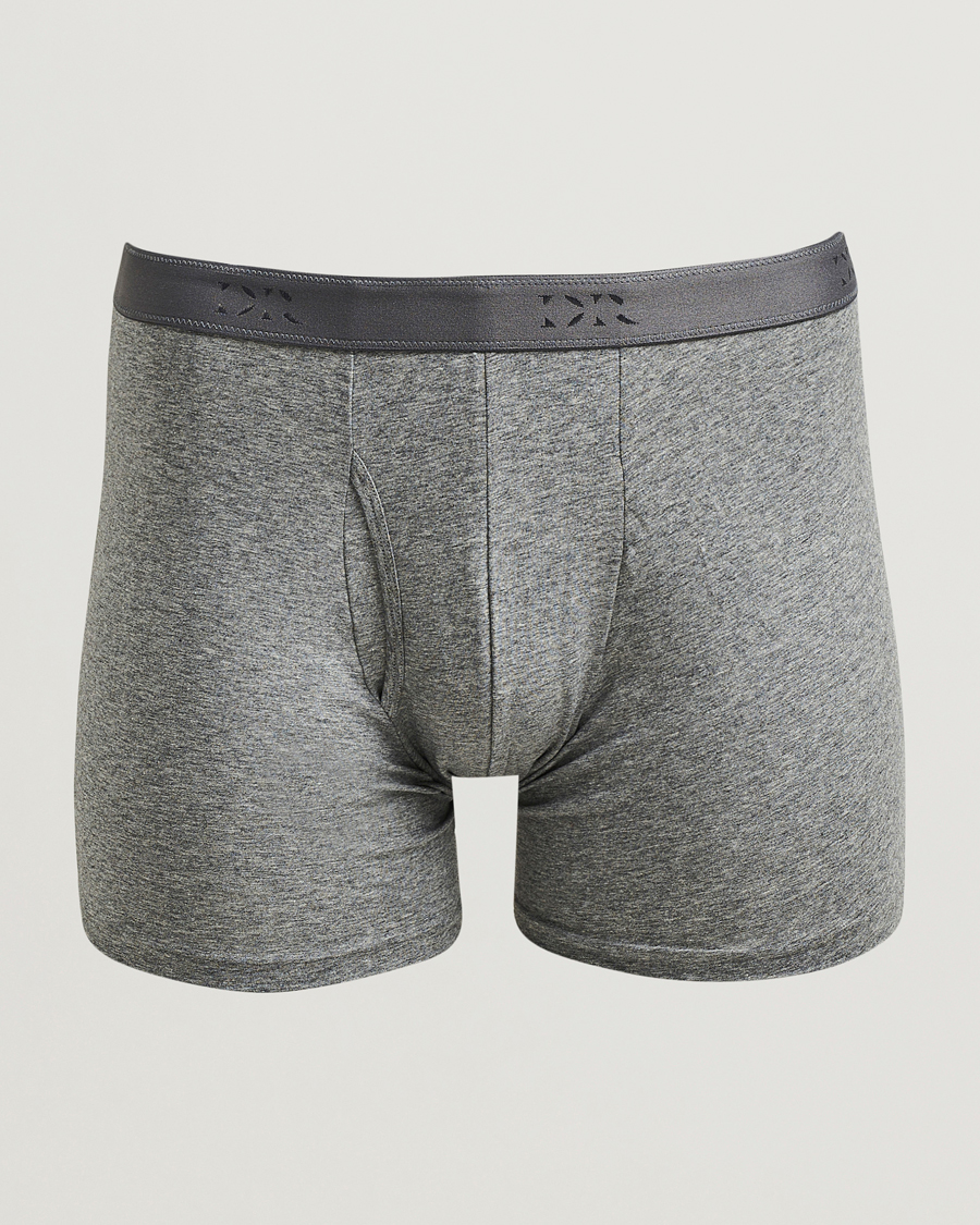 Uomini | Biancheria intima | Derek Rose | Pima Cotton Stretch Trunk Charcoal