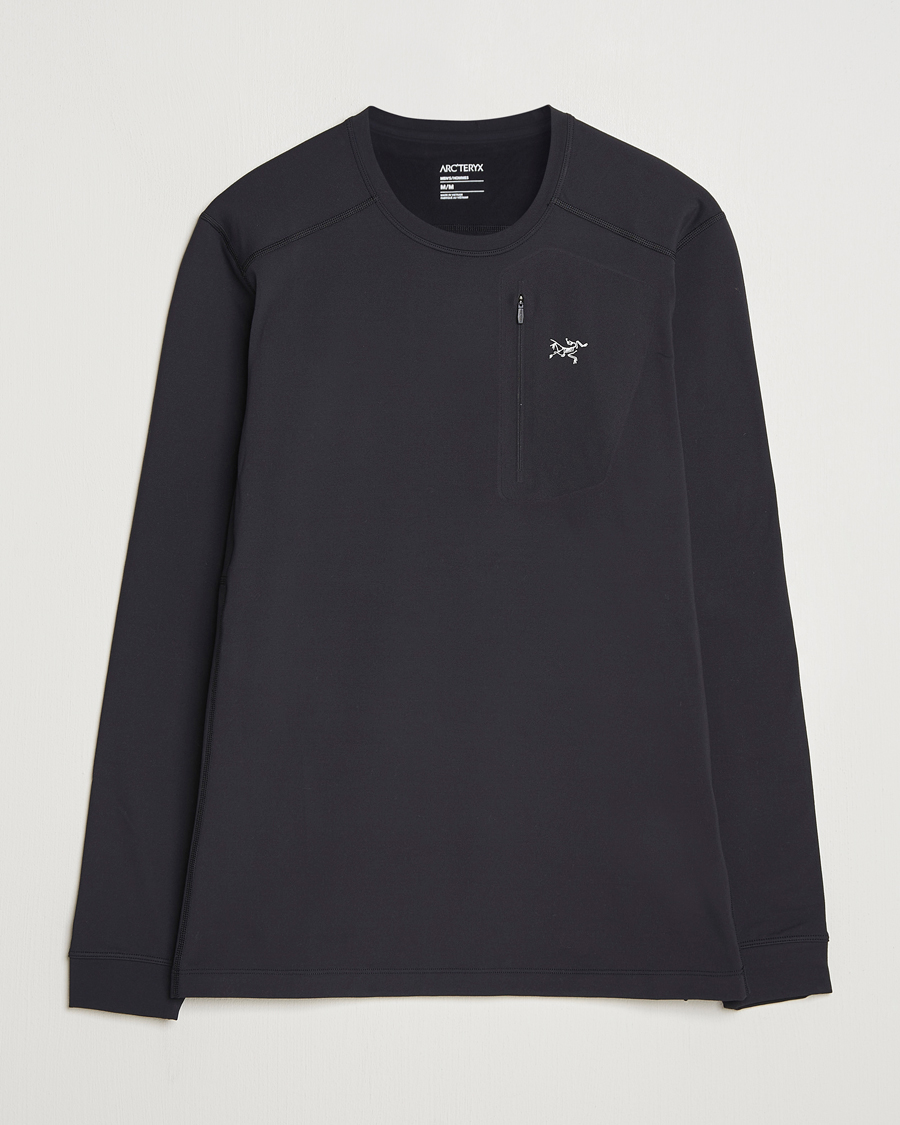 Uomini | Maglieria | Arc'teryx | Rho Baselayer Crew Neck Black