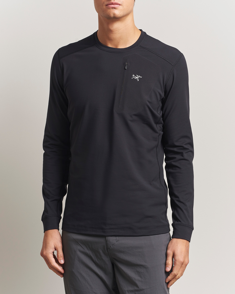 Uomini | Maglieria | Arc'teryx | Rho Baselayer Crew Neck Black