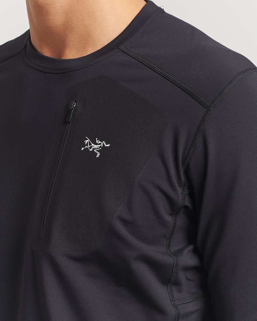 Uomini | Maglieria | Arc'teryx | Rho Baselayer Crew Neck Black