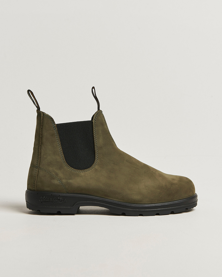 Uomini | Stivali | Blundstone | 2442 Classic Oiled Nubuck Chelsea Boot Forest