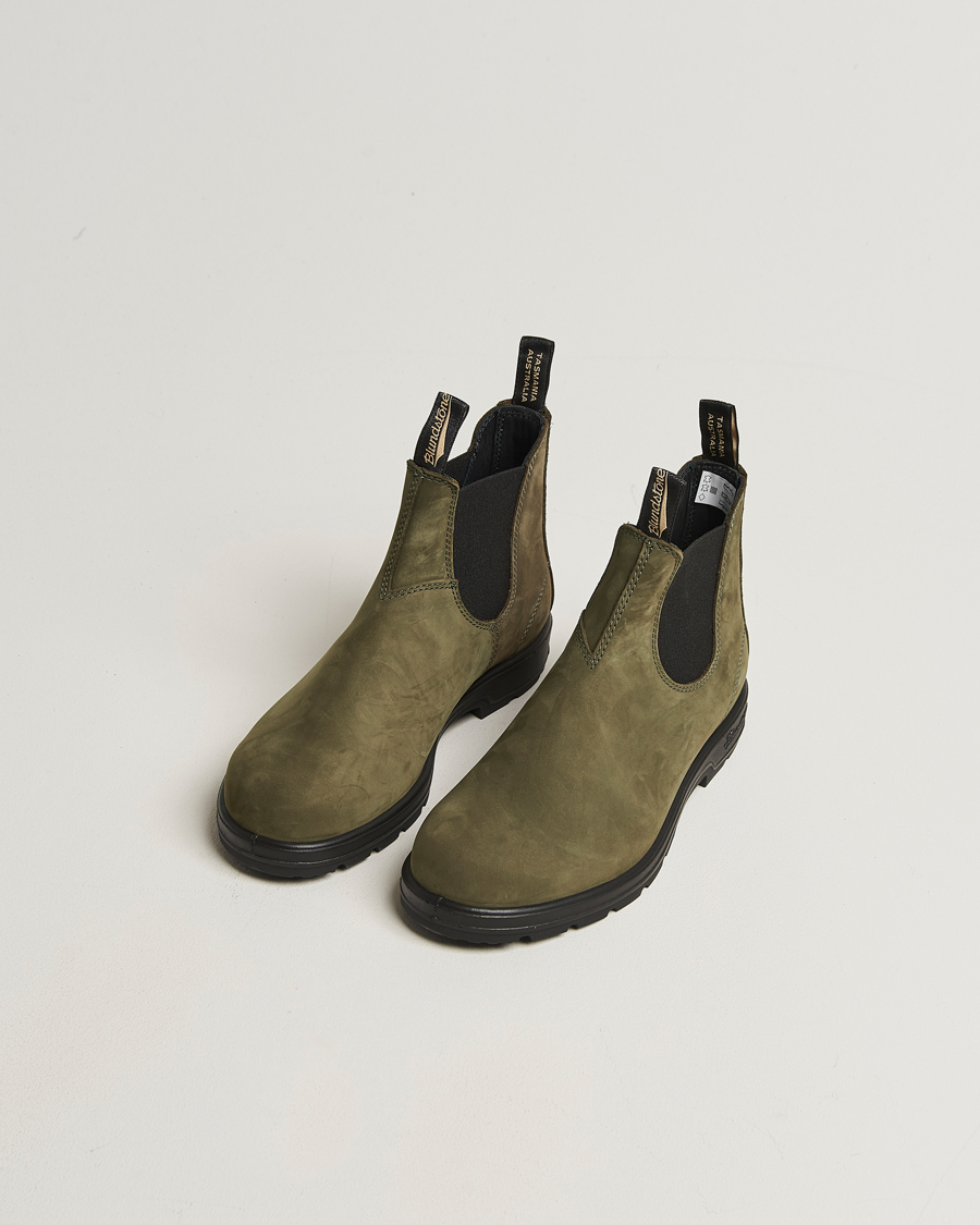 Uomini | Stivali | Blundstone | 2442 Classic Oiled Nubuck Chelsea Boot Forest