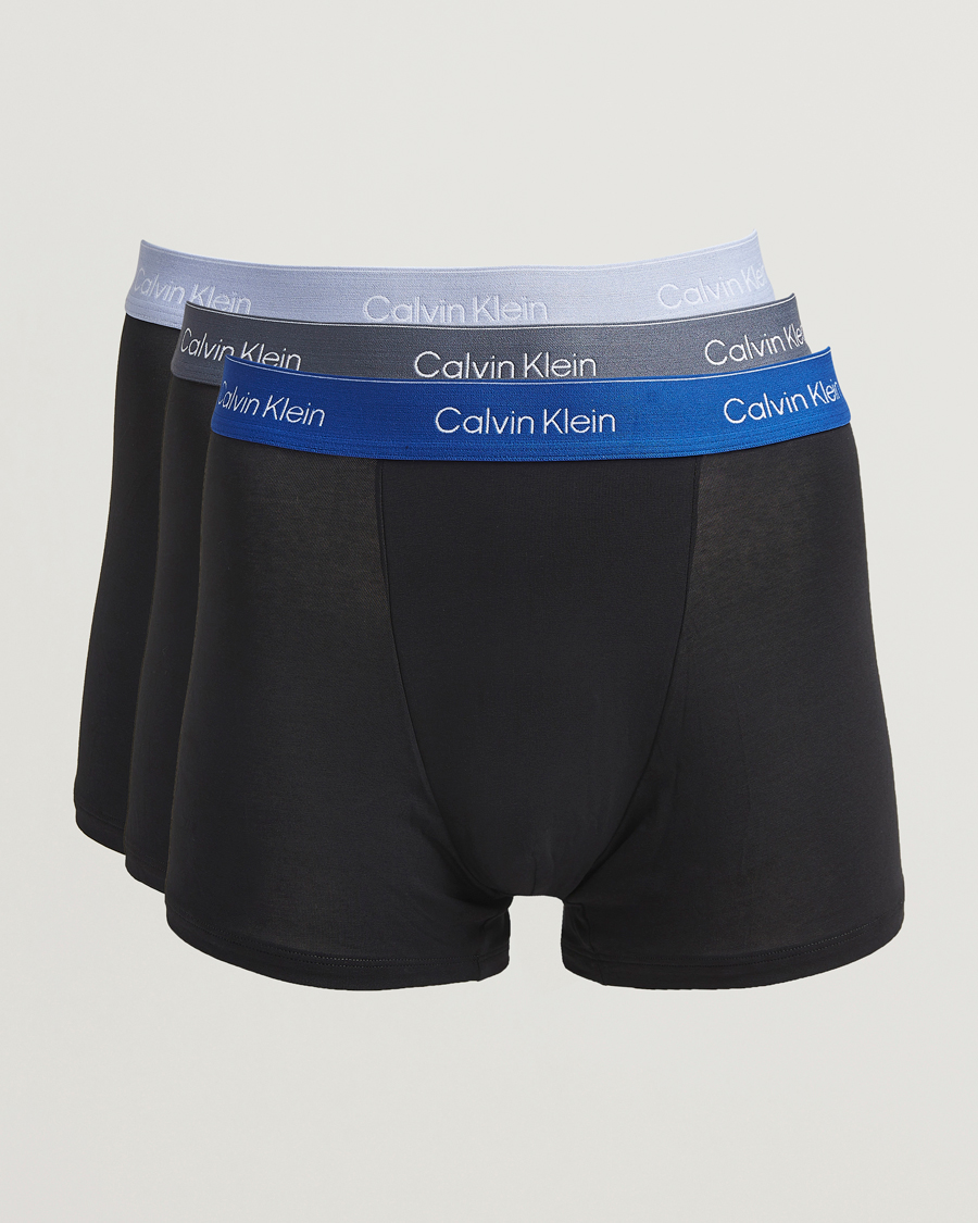 Uomini | Biancheria intima | Calvin Klein | 3-Pack Icon Cotton Stretch Relaxed Trunk Black