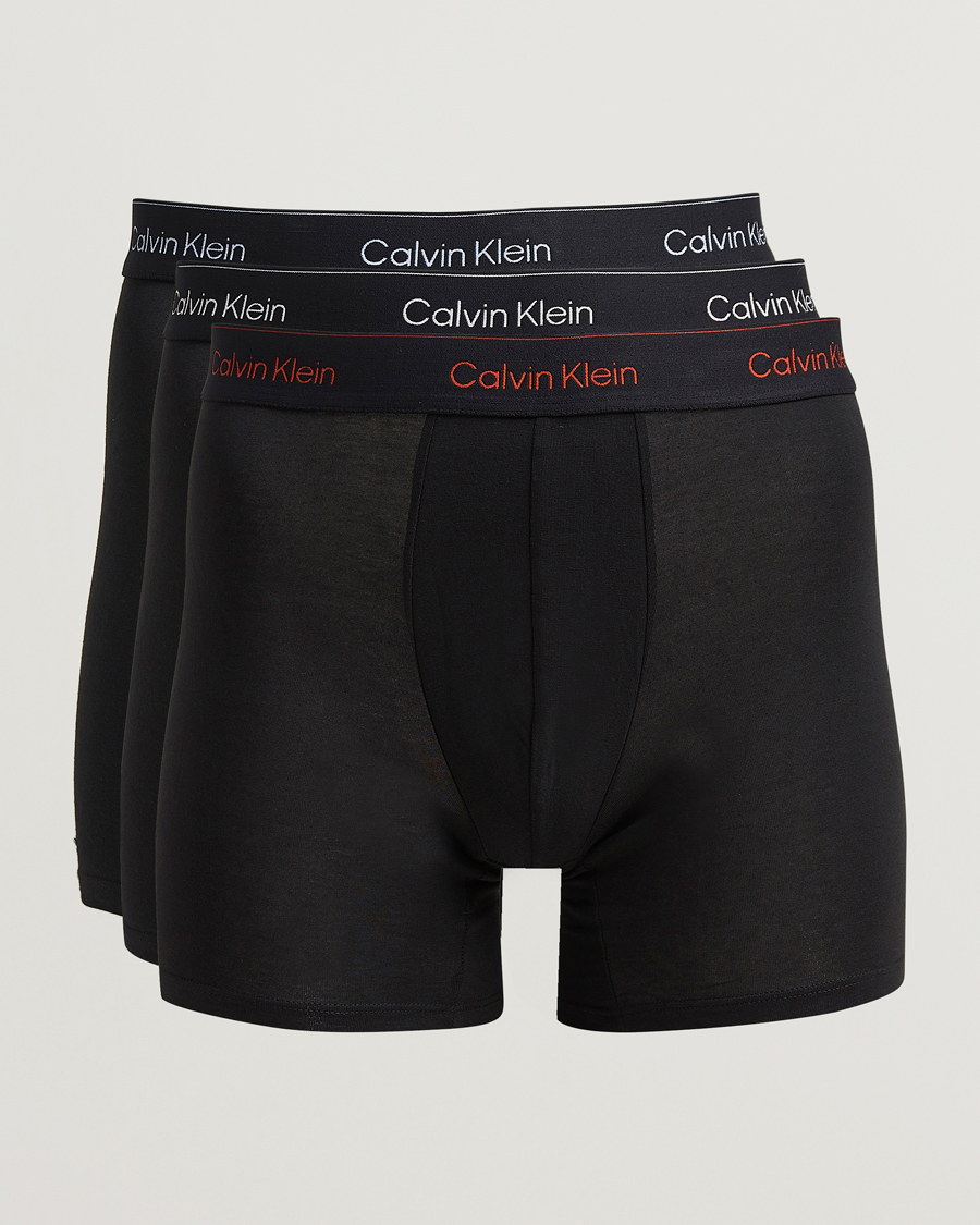 Uomini | Biancheria intima | Calvin Klein | 3-Pack Icon Cotton Stretch Boxer Brief Black