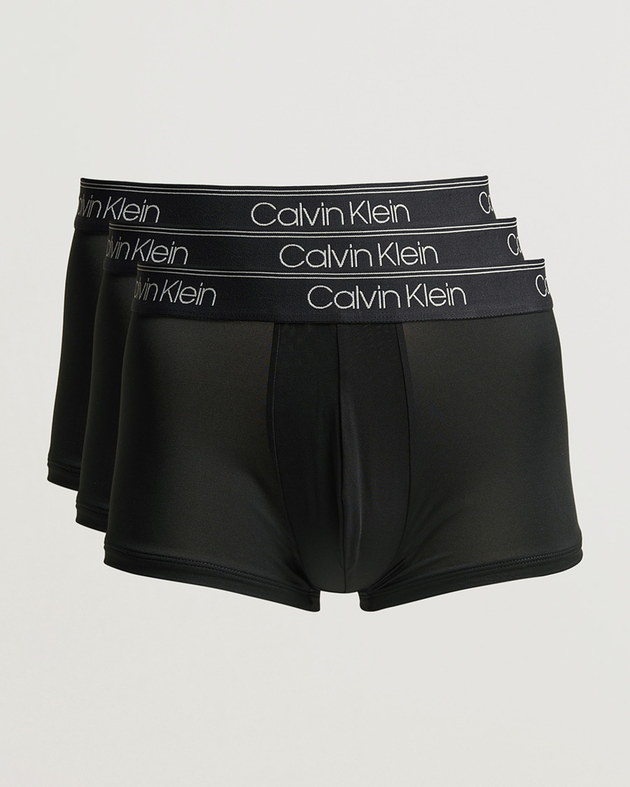 Uomini | Biancheria intima | Calvin Klein | 3-Pack Micro Stretch Trunk Black