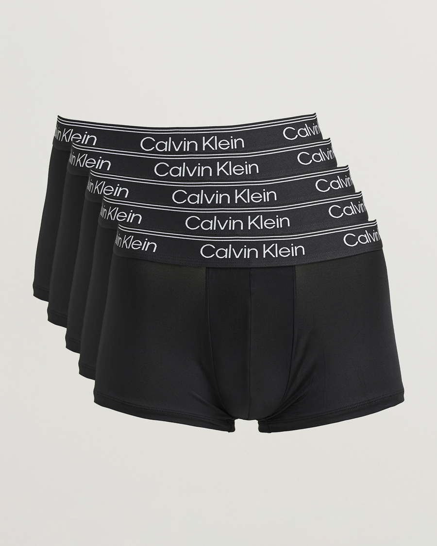 Uomini | Biancheria intima | Calvin Klein | 5-Pack Micro Stretch Trunk Black