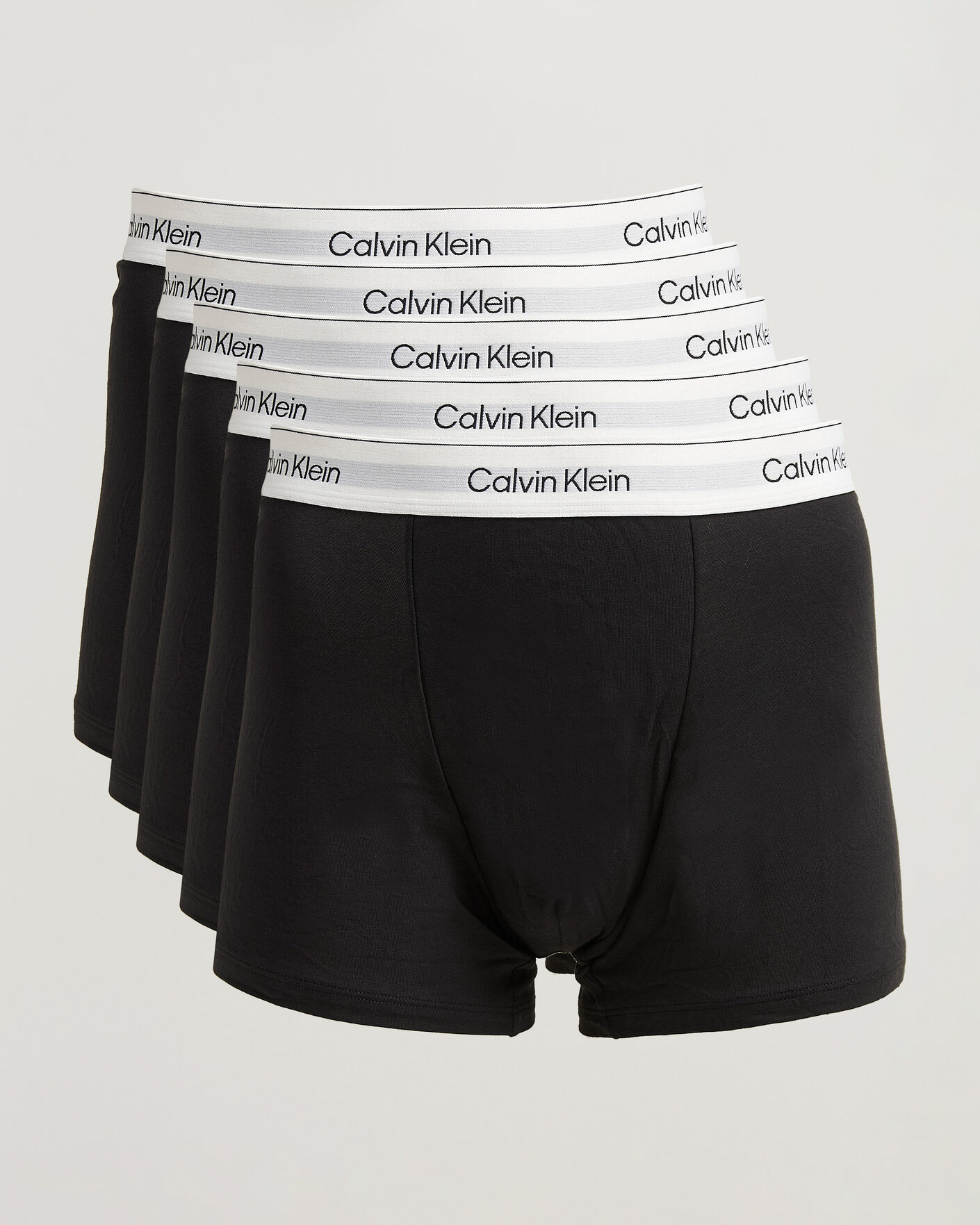 Uomini | Biancheria intima | Calvin Klein | 5-Pack Icon Cotton Stretch Relaxed Trunk Black