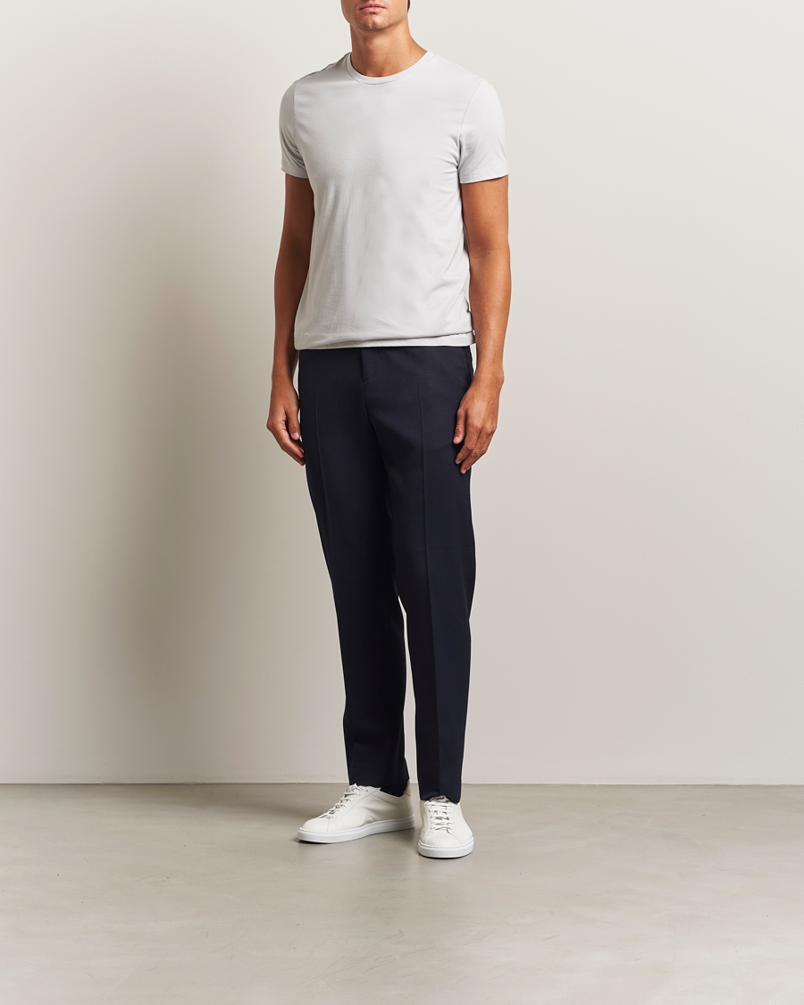 Uomini | T-shirt | Calvin Klein | 3-Pack Cotton Crew Neck T-Shirt Blue/Grey/Green