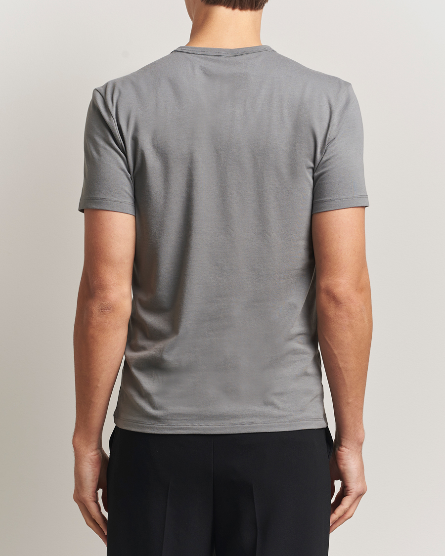 Uomini | T-shirt | Calvin Klein | 3-Pack Cotton Stretch Crew Neck T-Shirt Grey/White/Blue