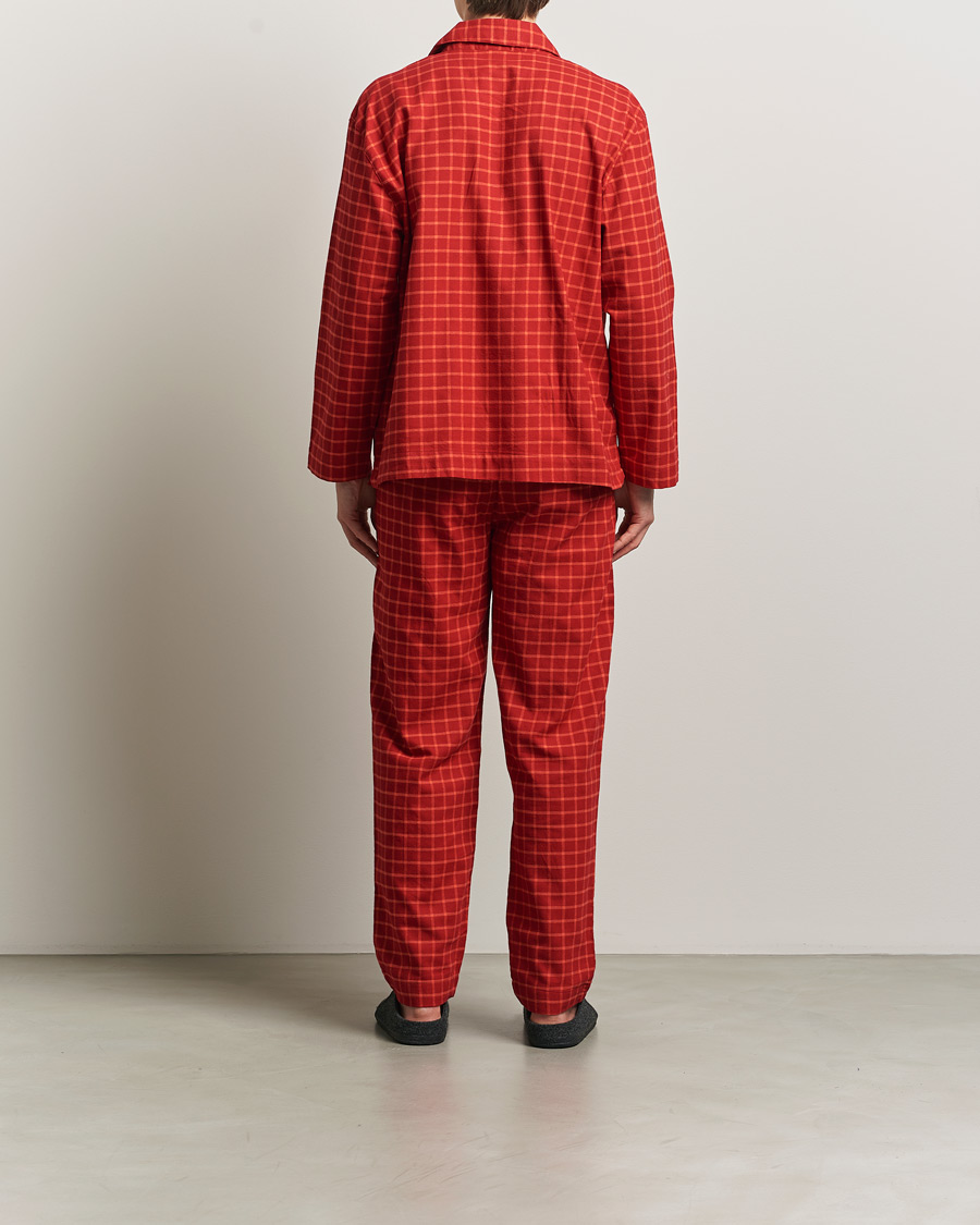 Uomini | Accappatoi & Pigiami | Calvin Klein | Flannel Pyjama Set Red