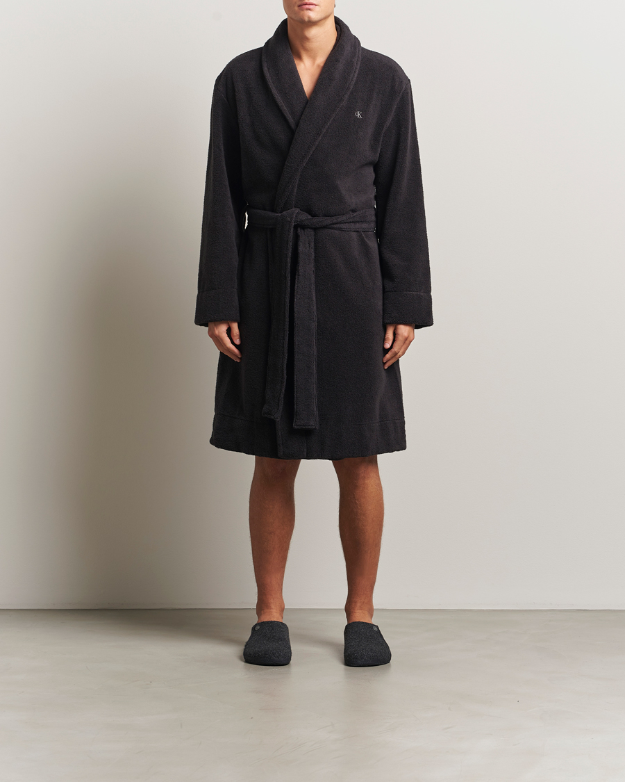 Uomini | Calvin Klein French Terry Robe Black | Calvin Klein | French Terry Robe Black