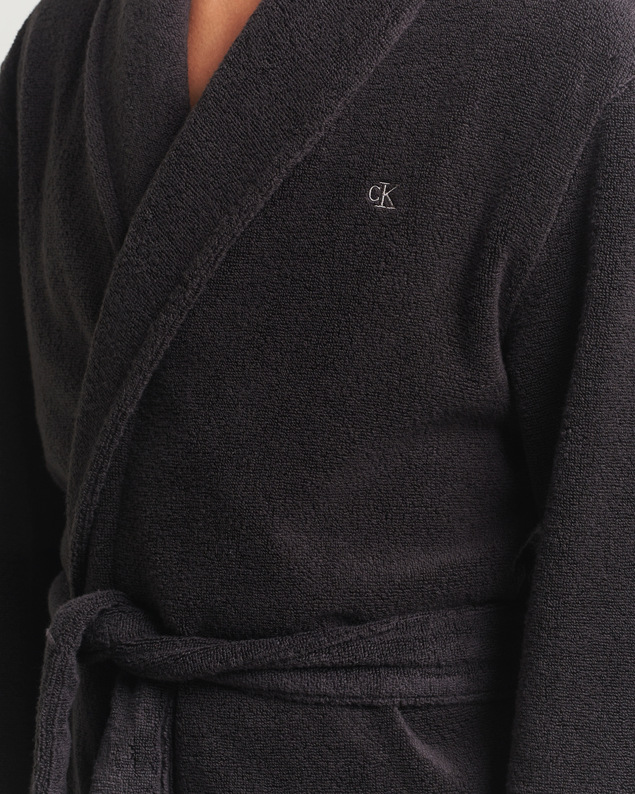 Uomini | Calvin Klein French Terry Robe Black | Calvin Klein | French Terry Robe Black