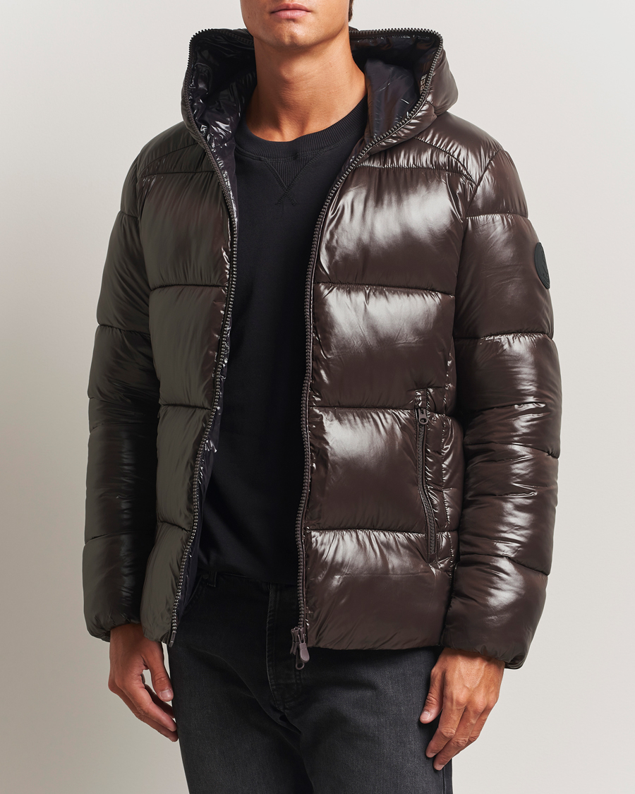 Uomini | Giacche | Save The Duck | Edgard Padded Puffer Brown Black