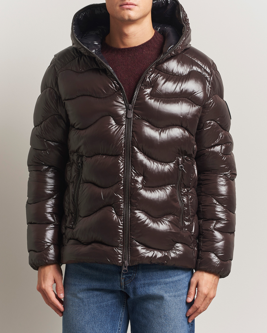 Uomini | Giacche | Save The Duck | Chet Padded Puffer Brown Black