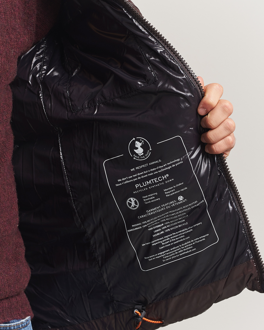Uomini | Giacche | Save The Duck | Chet Padded Puffer Brown Black