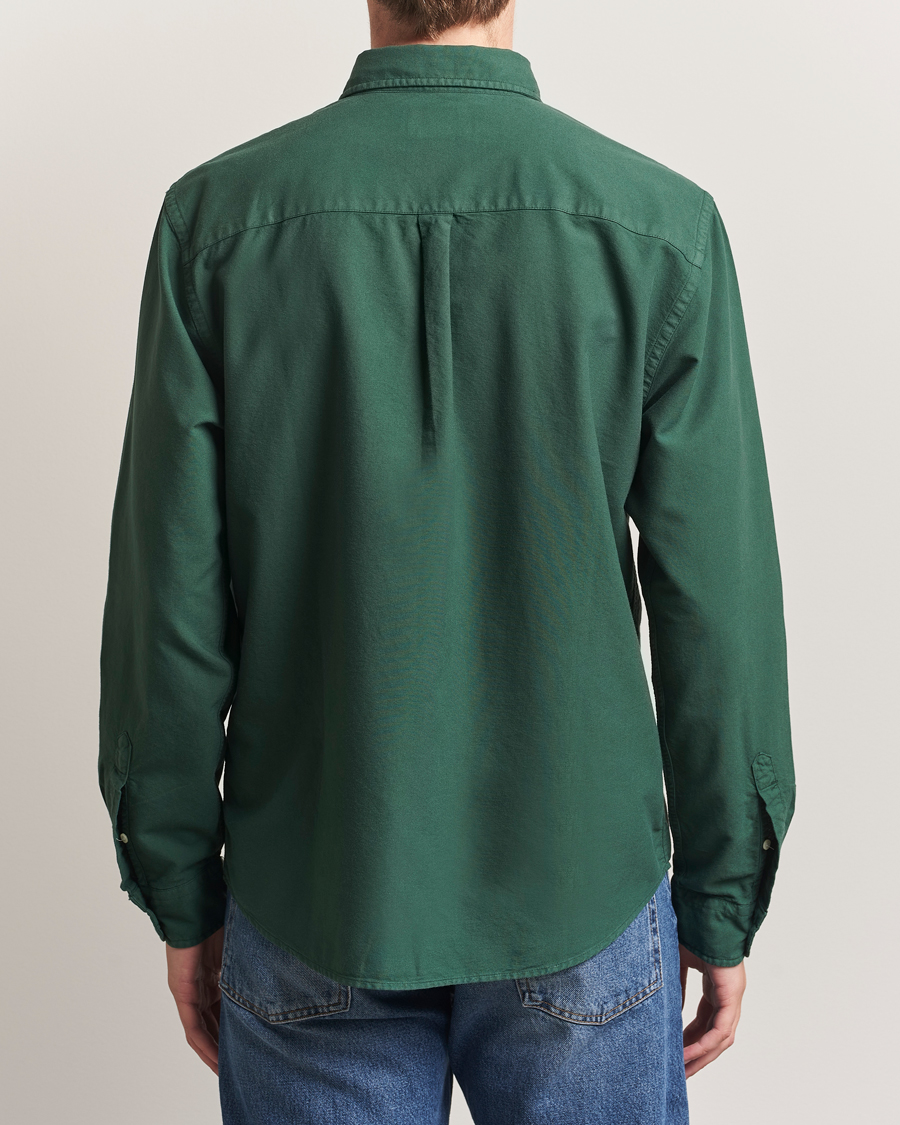 Uomini | Camicie | Colorful Standard | Classic Organic Oxford Button Down Shirt Emerald Green