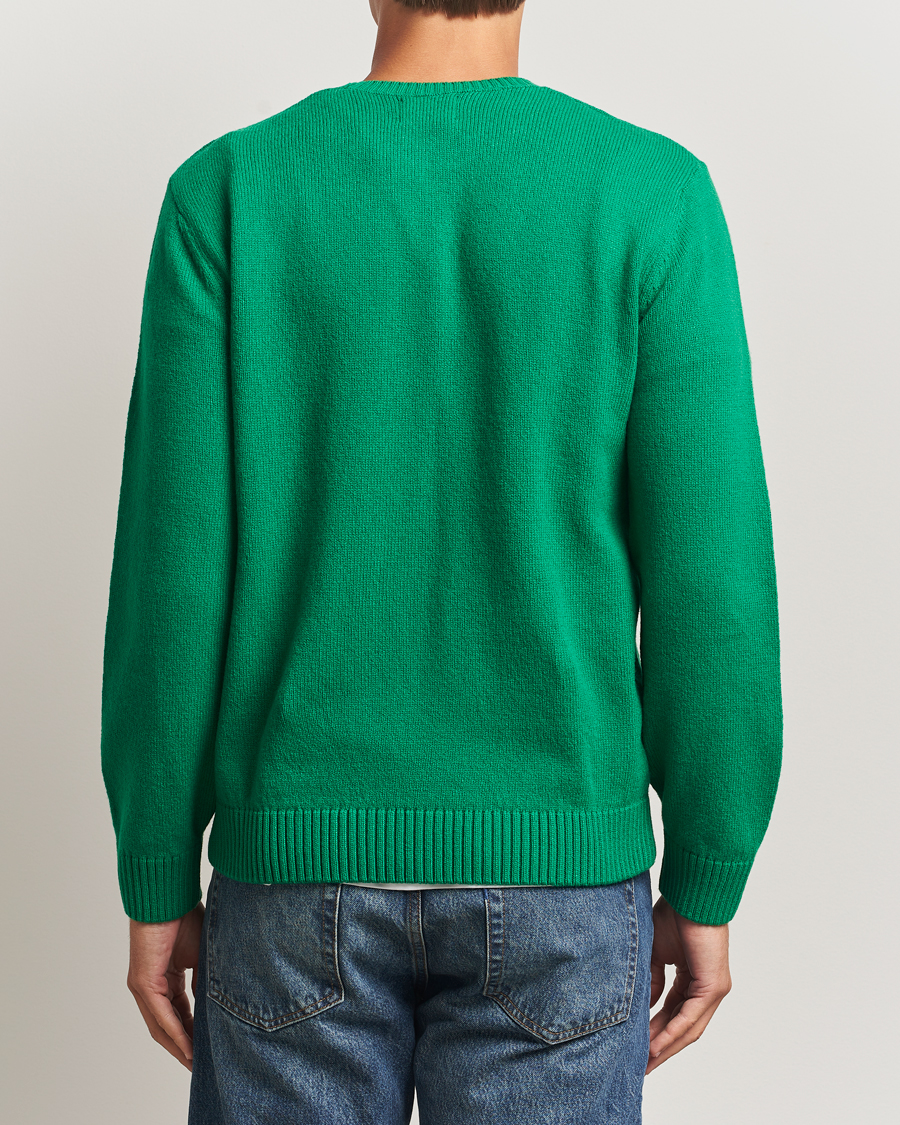 Uomini | Maglieria | Colorful Standard | Classic Merino Wool Crew Neck Kelly Green
