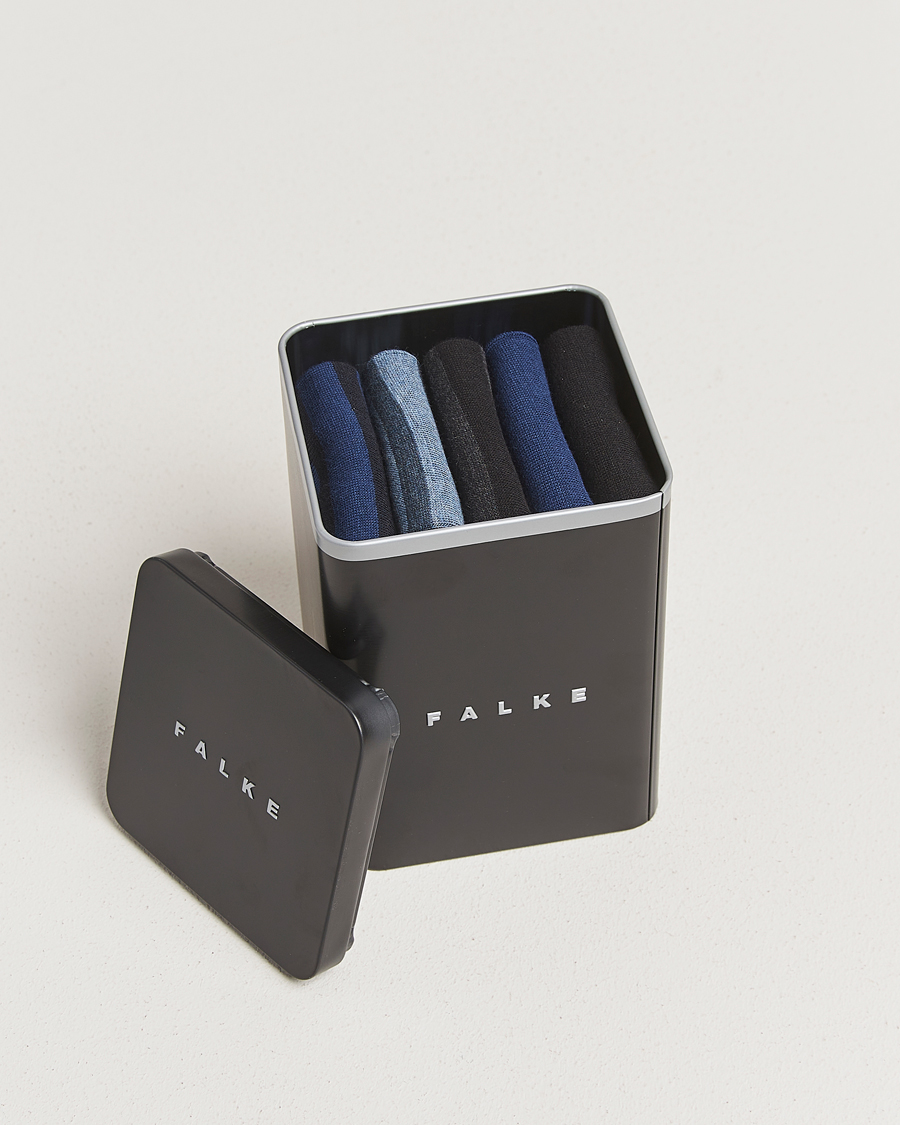 Uomini | Biancheria intima | Falke | Happy 5-Pack Cotton Socks Multi