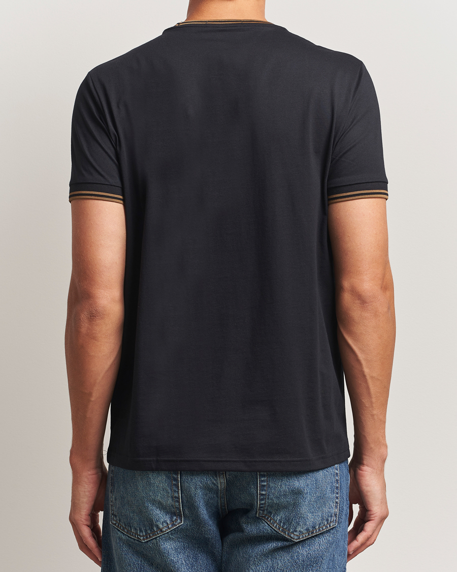 Uomini | T-shirt | Fred Perry | Twin Tipped T-Shirt Black