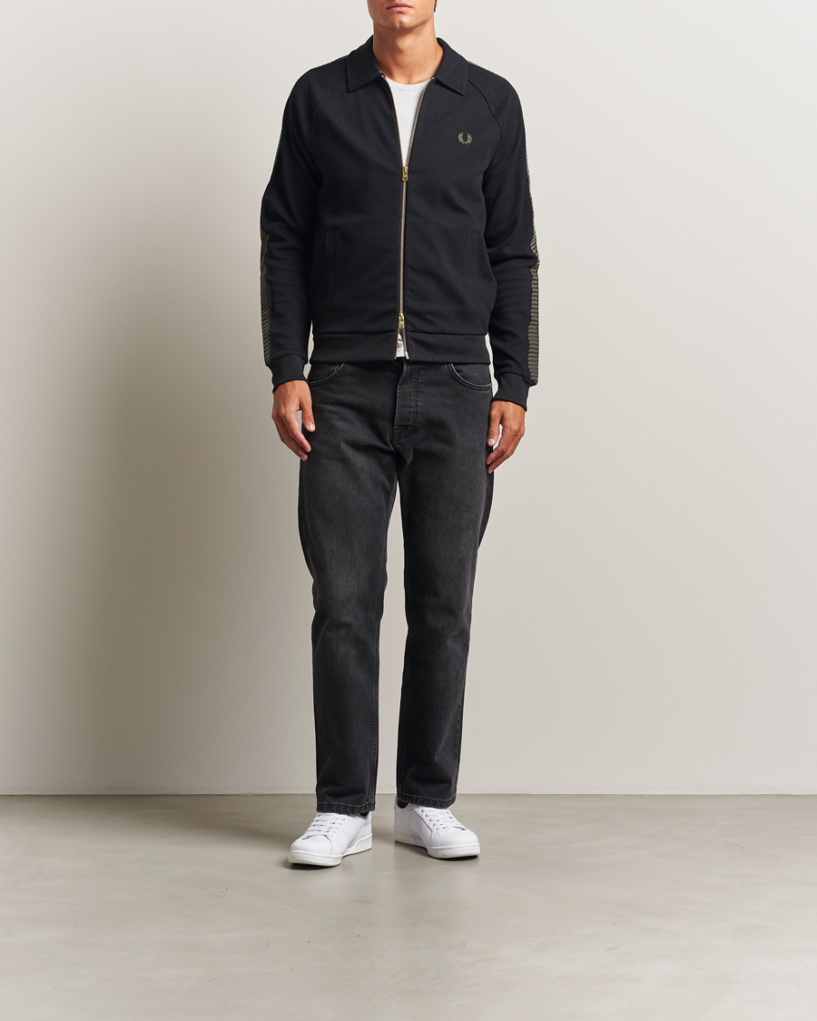 Uomini | Maglieria | Fred Perry | Tennis Track Jacket Black