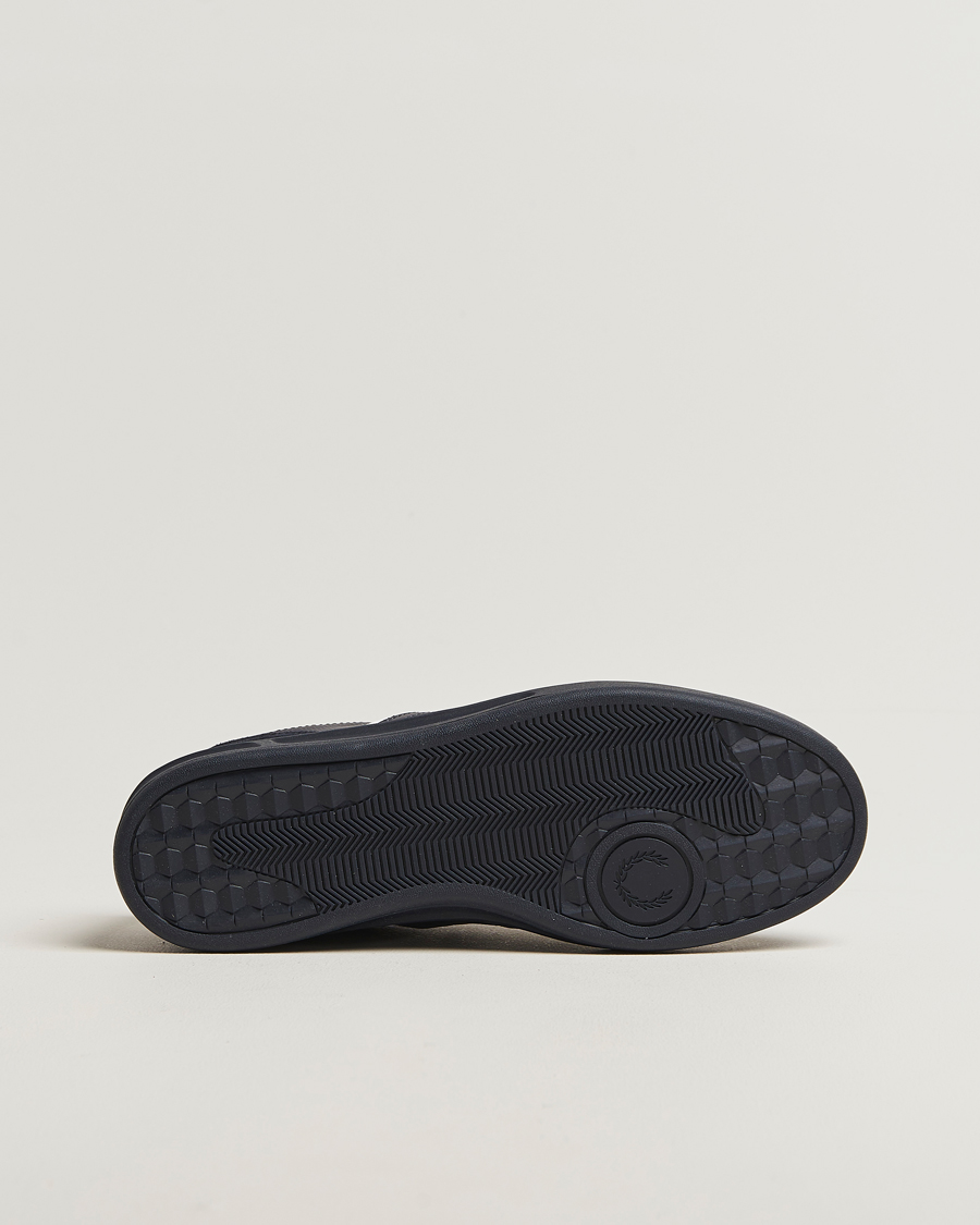 Uomini | Sneakers | Fred Perry | B4 Leather/Suede Sneaker Navy