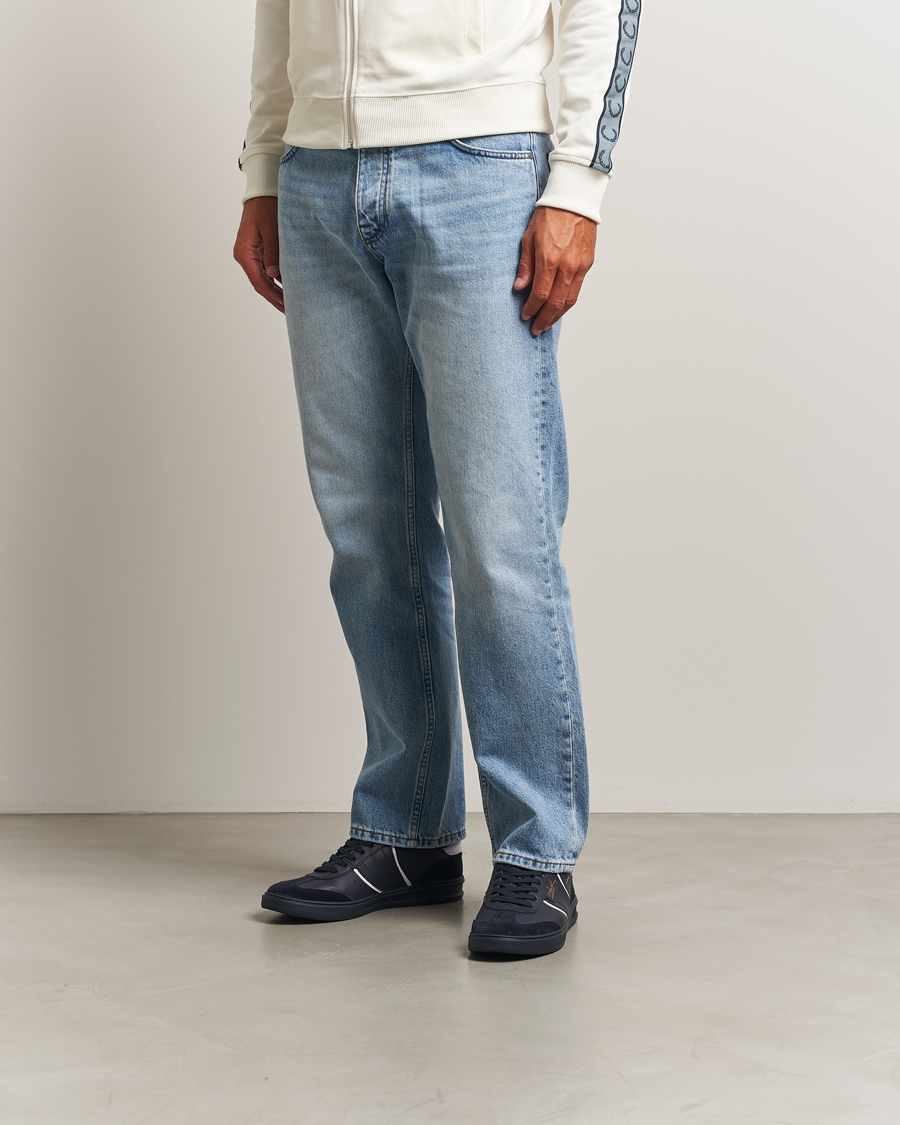 Uomini | Sneakers | Fred Perry | B4 Leather/Suede Sneaker Navy