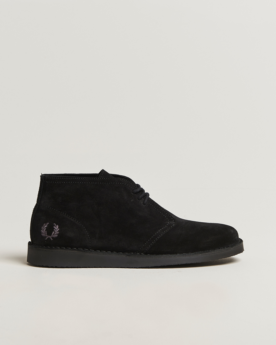 Uomini | Stivali | Fred Perry | Hawley Suede Chukka Boot Black