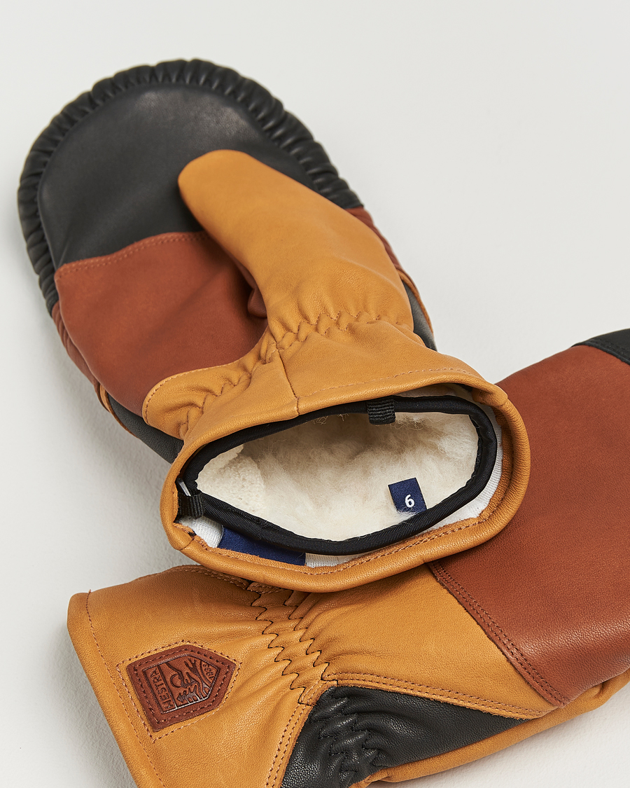 Uomini | Guanti | Hestra | reMix Mitt Brown/Cork