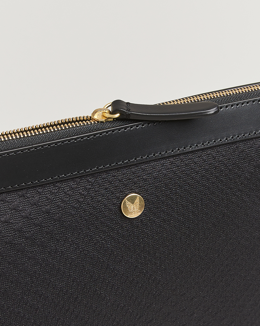 Uomini | Borse | Mismo | M/S Nylon Pouch Large Haptic Black/Black