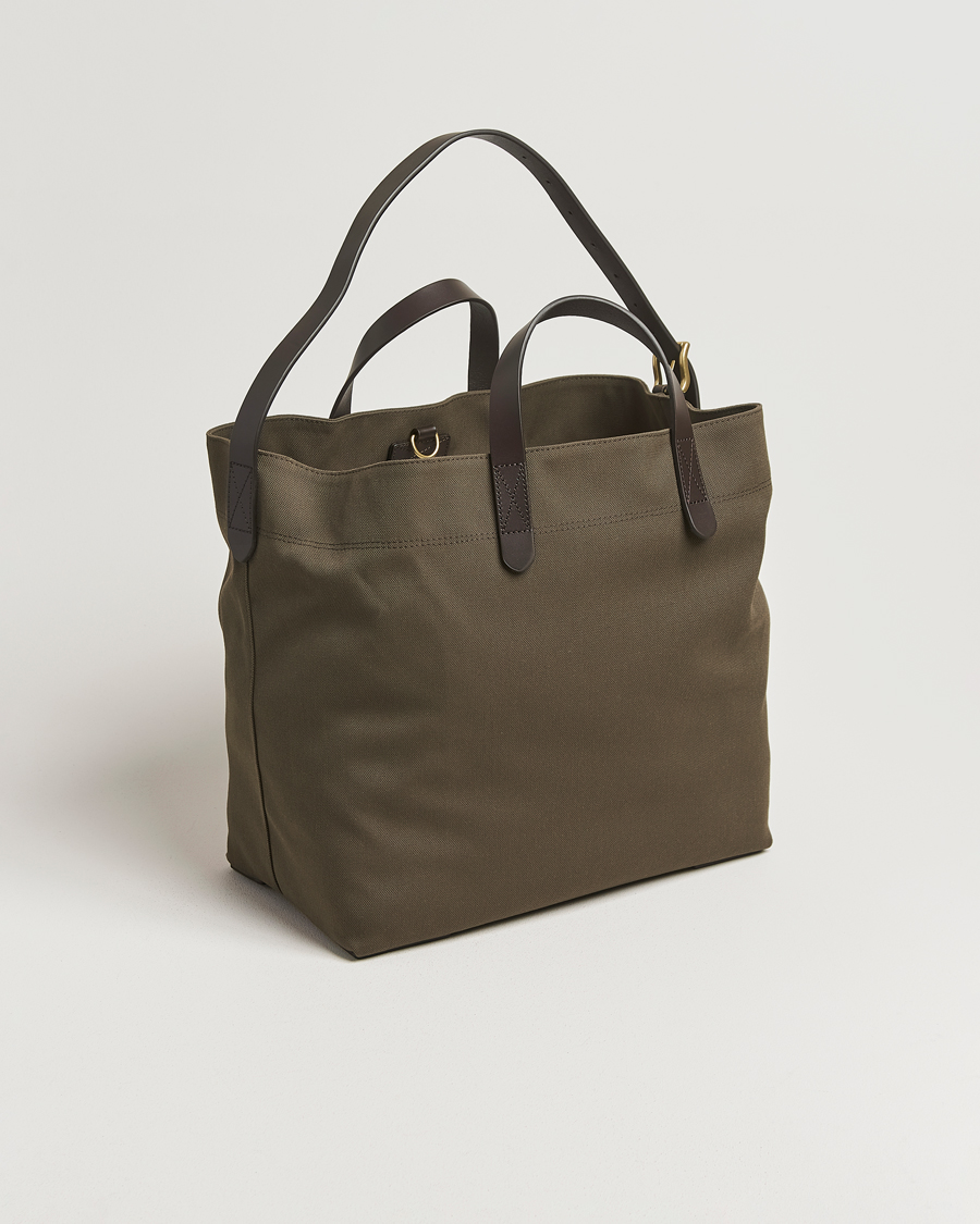 Uomini | Borse | Mismo | M/S Companion Tote Bag Army/Dark Brown