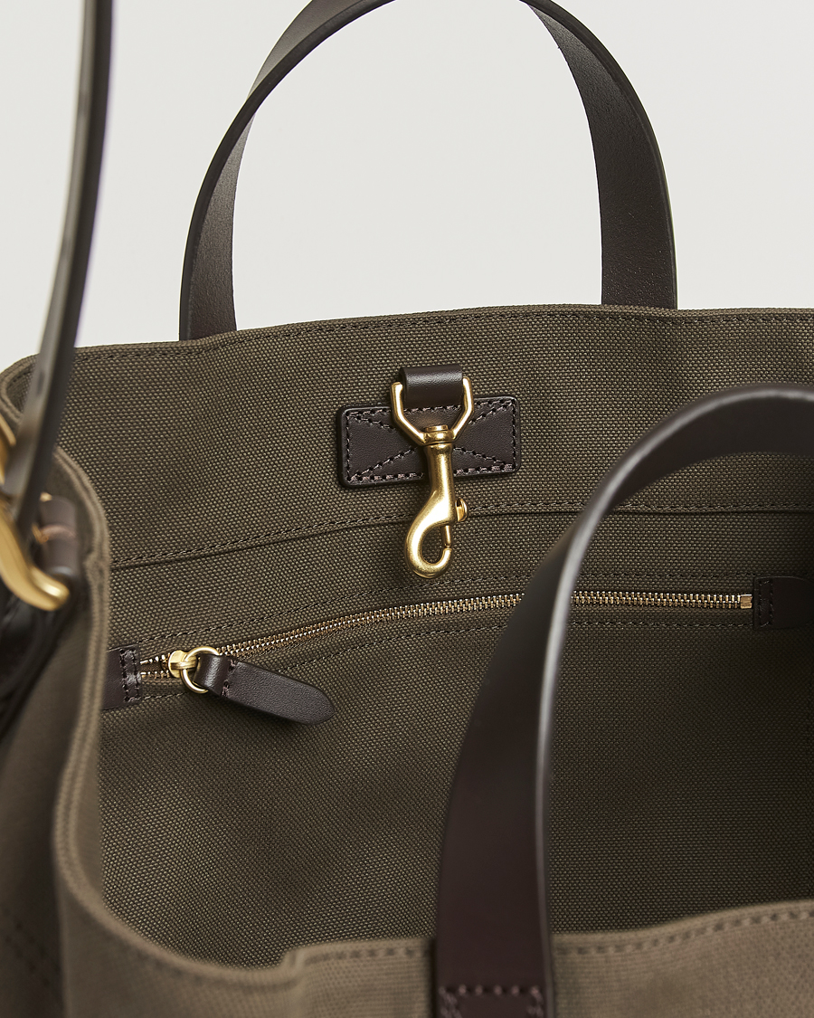 Uomini | Borse | Mismo | M/S Companion Tote Bag Army/Dark Brown