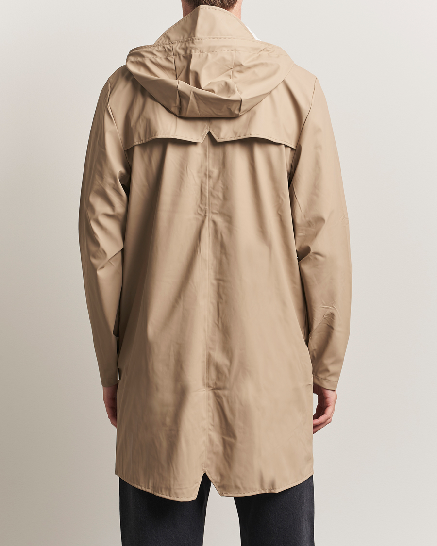 Uomini | Giacche | RAINS | Long Jacket Beige