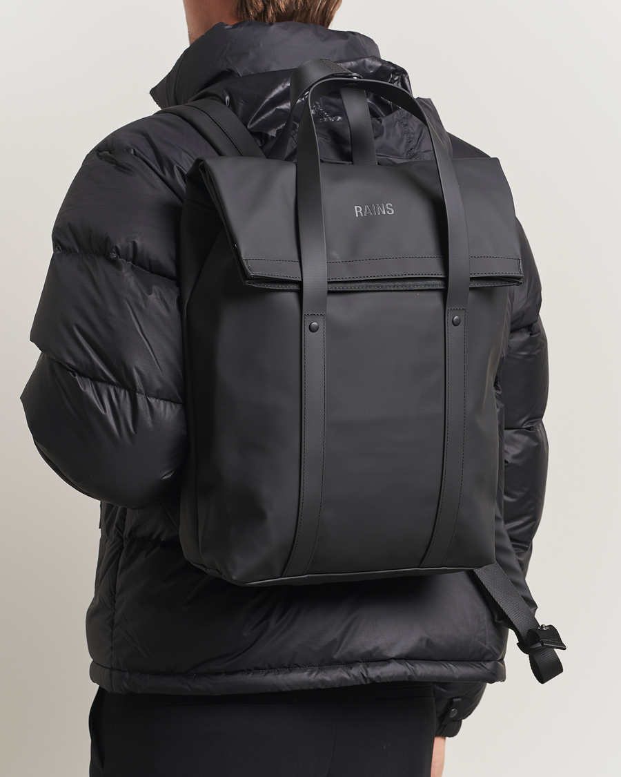 Uomini | Borse | RAINS | 2 Way Tote Backpack Black