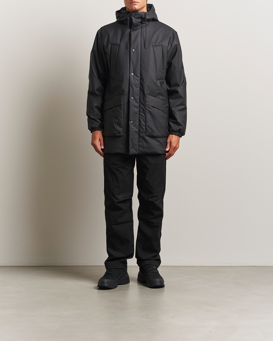 Uomini | Giacche | RAINS | Lohja Insulated Cargo Jacket Black
