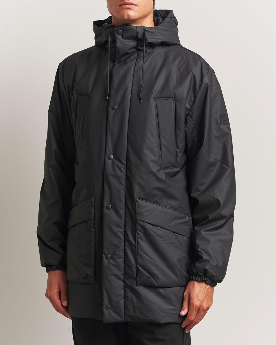 Uomini | Giacche | RAINS | Lohja Insulated Cargo Jacket Black