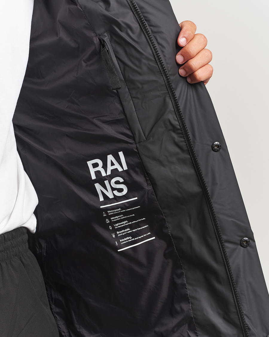 Uomini | Giacche | RAINS | Lohja Insulated Cargo Jacket Black