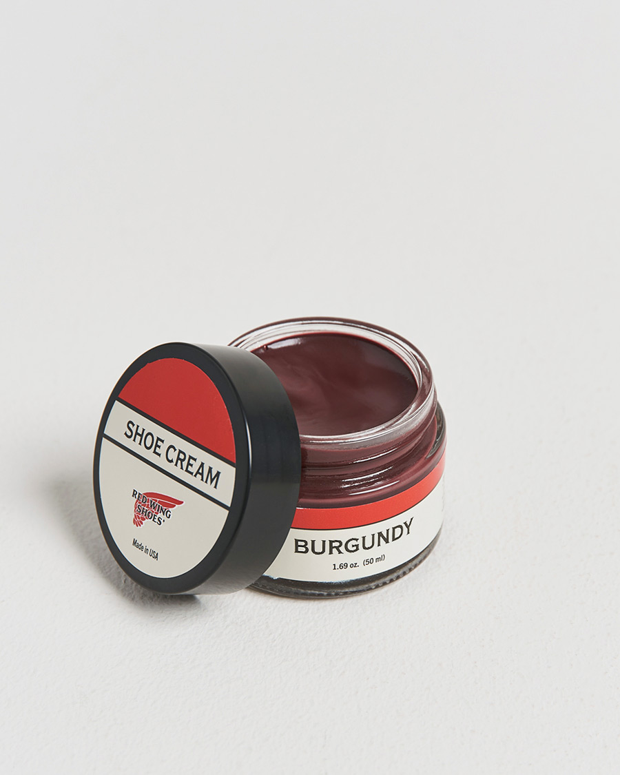 Uomini | Cura delle scarpe | Red Wing Shoes | Shoe Cream Burgundy
