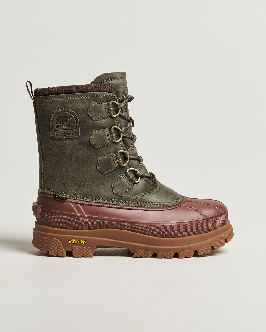 Uomini | Sorel Barbour Caribou Horizon GTX Boot Olive | Sorel | Barbour Caribou Horizon GTX Boot Olive