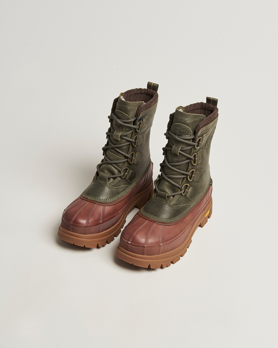 Uomini | Sorel Barbour Caribou Horizon GTX Boot Olive | Sorel | Barbour Caribou Horizon GTX Boot Olive