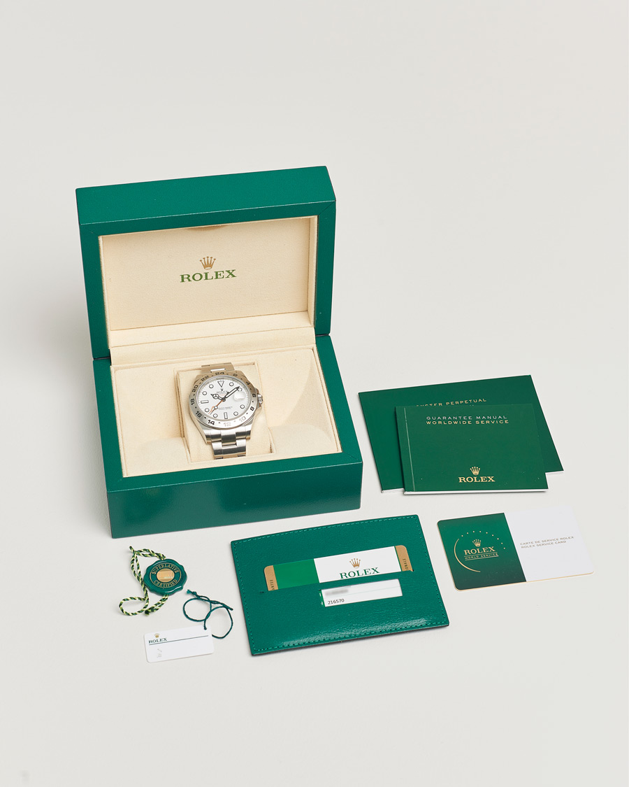 Uomini | Rolex Pre-Owned Explorer II Steel White | Rolex Pre-Owned | Explorer II Steel White