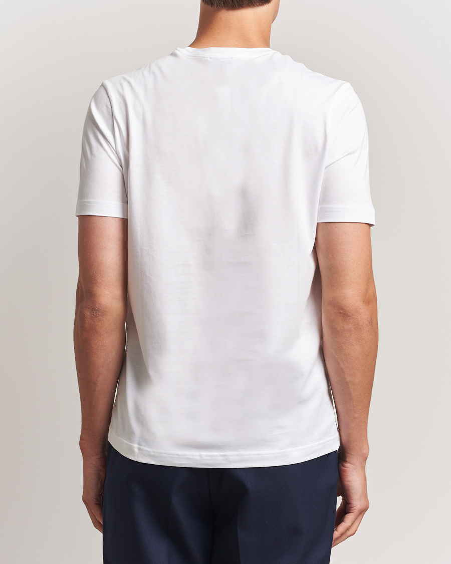 Uomini | T-shirt | Stenströms | Supima Cotton T-Shirt White